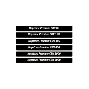 Hapstone Premium CBN Narrow  stones set