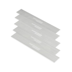  Empty Aluminum Blanks 6" (Pack of 5) with an adhesive base