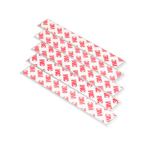  Empty Aluminum Blanks 6" (Pack of 5) with an adhesive base