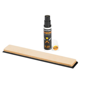 Hapstone Poly Diamond Suspension 10ml + Top Grain Cowhide leather strop