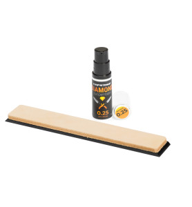 Hapstone Poly Diamond Suspension 5ml + Top Grain Cowhide leather strop