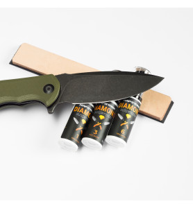 Hapstone Poly Diamond Suspension 1/3/6 µm + Cowhide leather strops