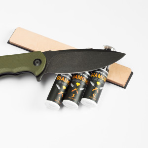 Hapstone Poly Diamond Suspension 1/3/6 µm + Cowhide leather strops