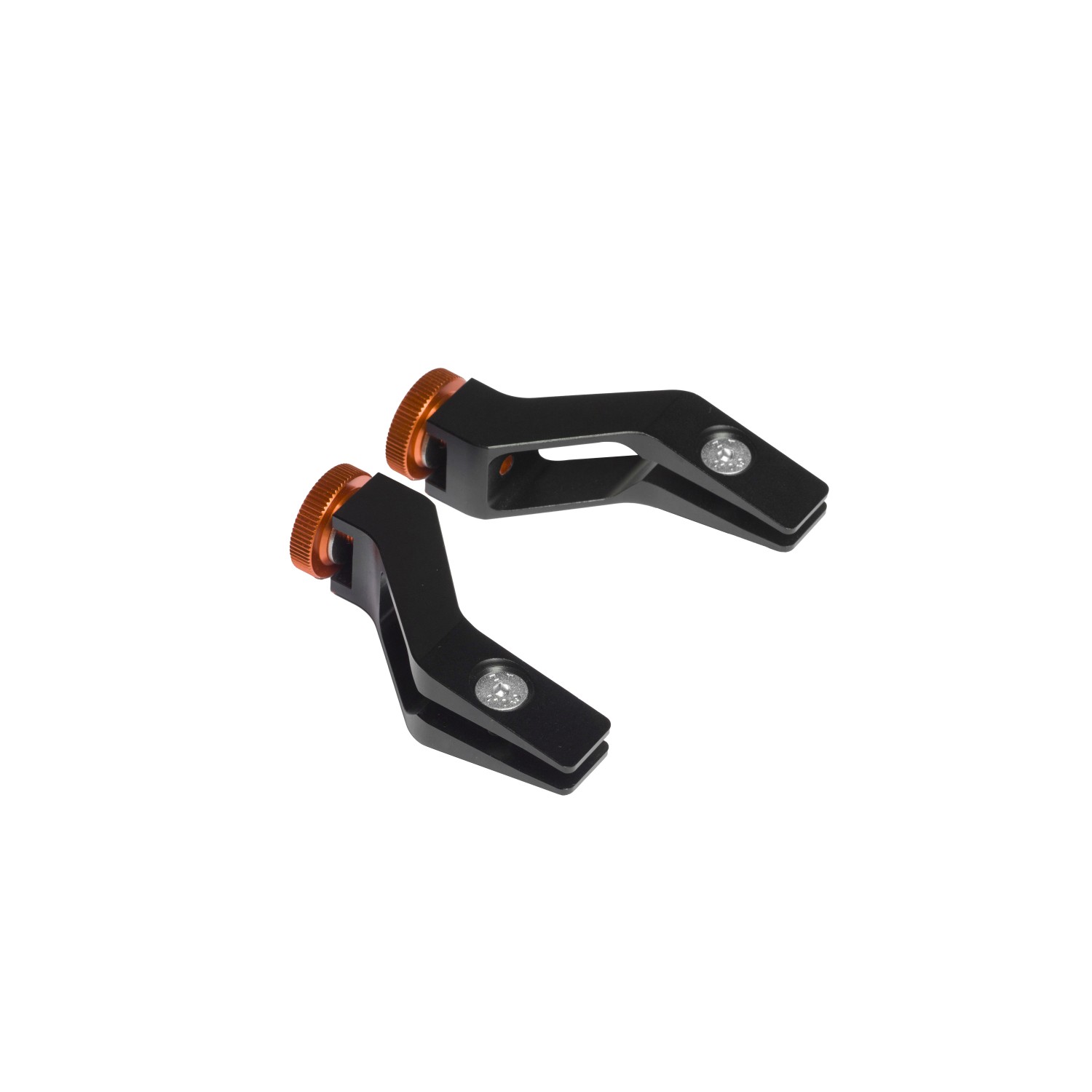 Small Whole milled angled clamps Hapstone (Pair)