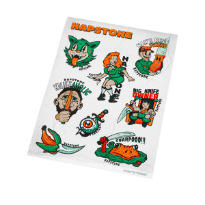 Stickers Hapstone "Big knife owner" 5,9х8,2"