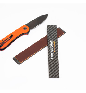 Carbon Shell Cordovan Leather Strop 