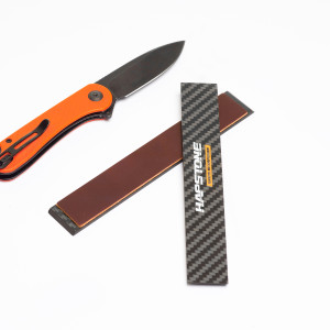 Carbon Shell Cordovan Leather Strop 