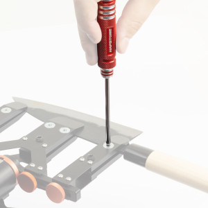 Ball-End Hex Screwdriver 4mm «Fire Orange» for Hapstone R2