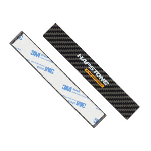 Empty Carbon Blank 6" with an adhesive base