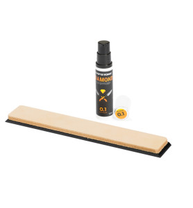 Hapstone Poly Diamond Suspension 10ml + Top Grain Cowhide leather strop